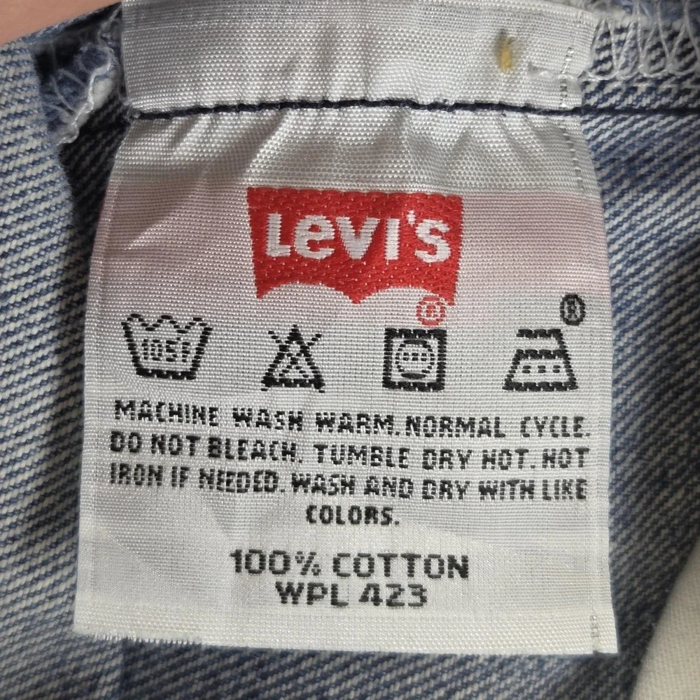 Vintage Levis 501 Jeans Mens Blue Straight Button Fly Y2K Mexico Fits 30x30